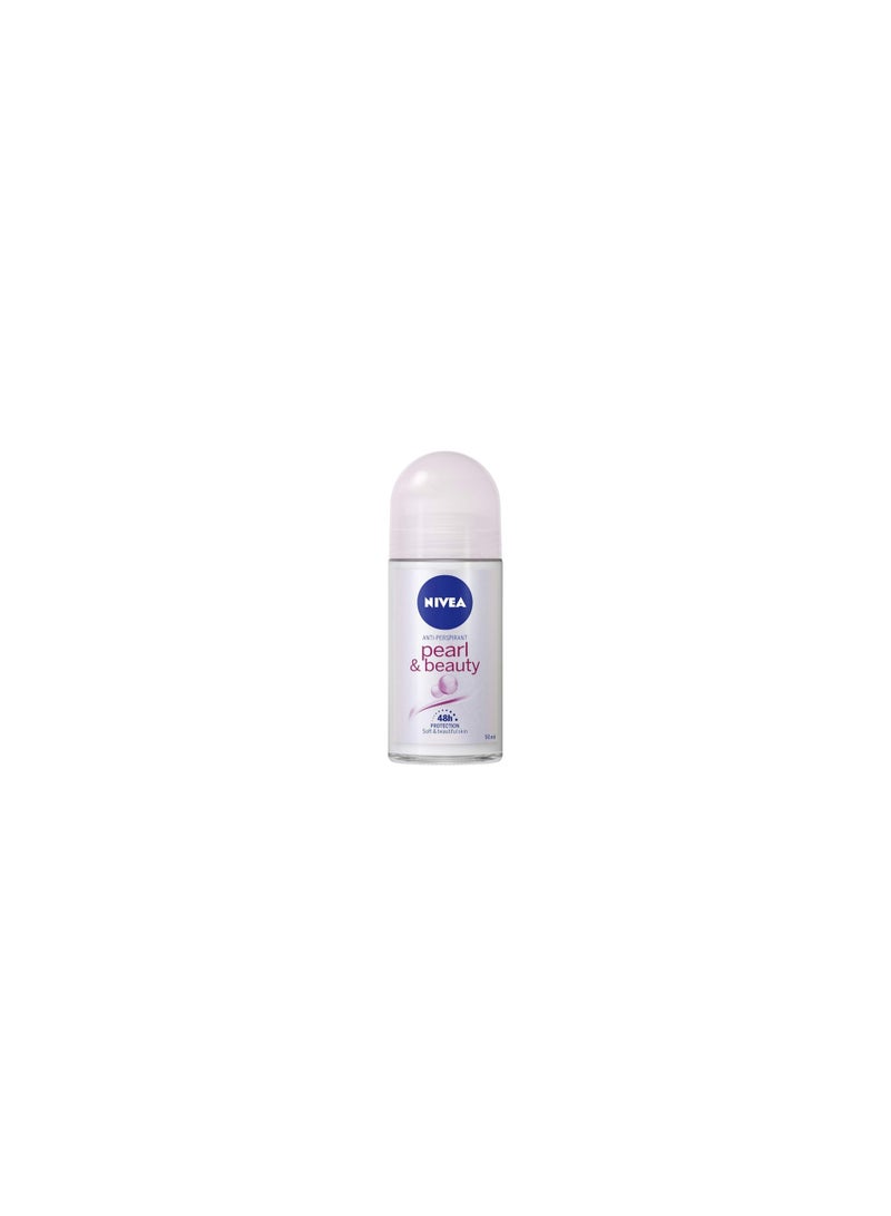 NIVEA Pearl & Beauty Deodorant Roll-on 4 Units of 25ml Deodorant Roll-on - For Women (100 ml, Pack of 4) - Image 3